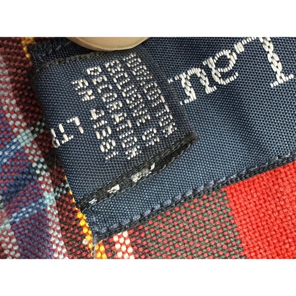 Vintage Polo Ralph Lauren Red Green Plaid Tartan Plaid Button Down Shirt Small - Picture 15 of 16